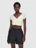 Blusa Mujer Crema Only Blusa Mujer Crema Only
