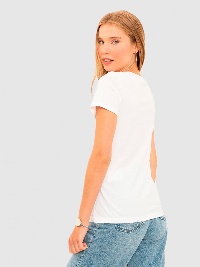 Camiseta Mujer Blanco Only