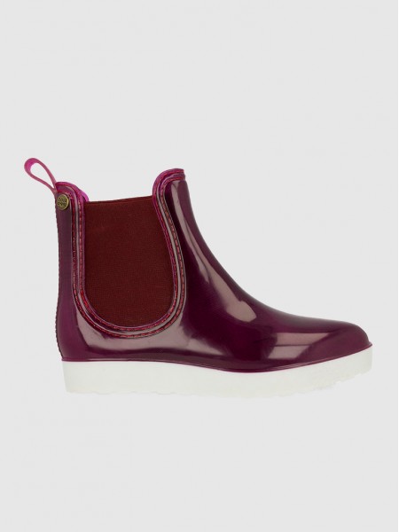 Rain Boots Woman Purple Gioseppo