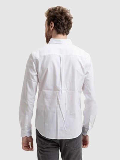Camisa Hombre Blanco Calvin Klein