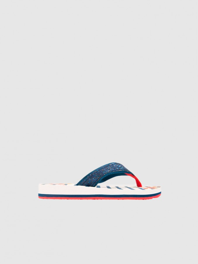 Flip Flops Girl Navy Blue Gioseppo