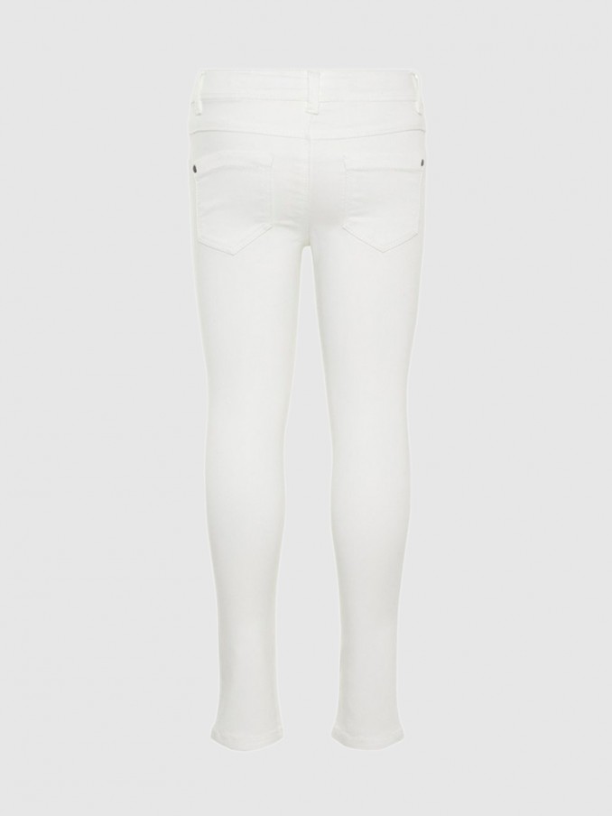 Pantalones Niña Blanco Name It