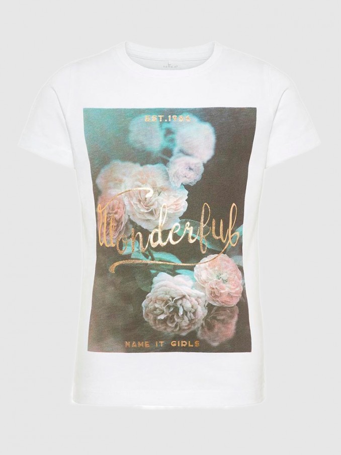 Camiseta Niña Blanco Name It