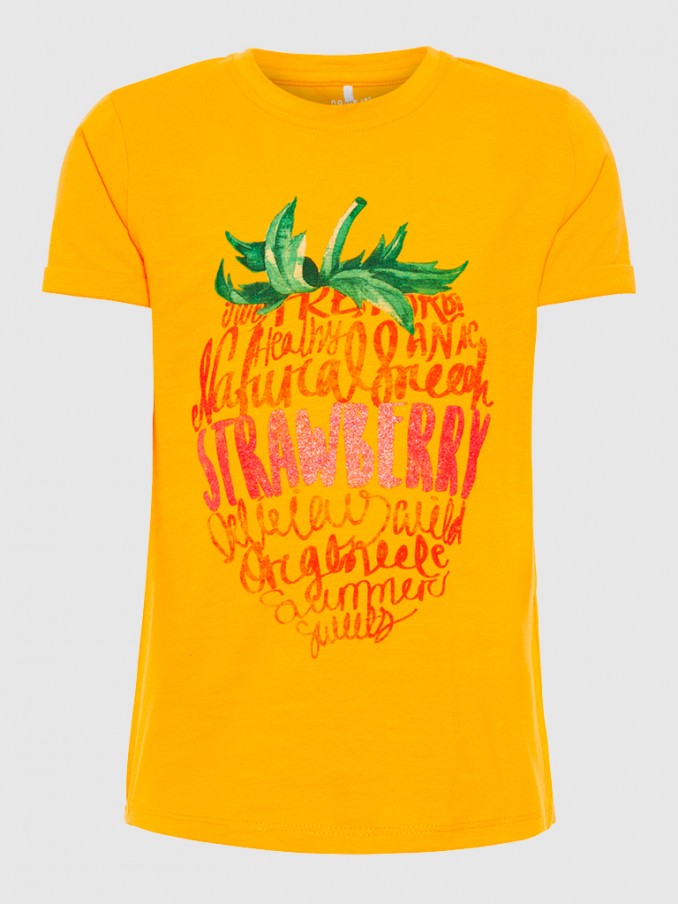 Camiseta Niña Naranja Name It