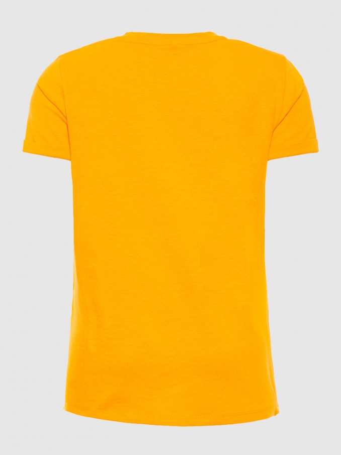 T-Shirt Girl Orange Name It