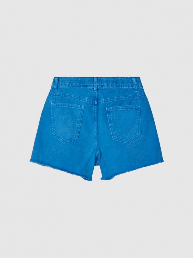 Pantalones Cortos Niña Azul Name It