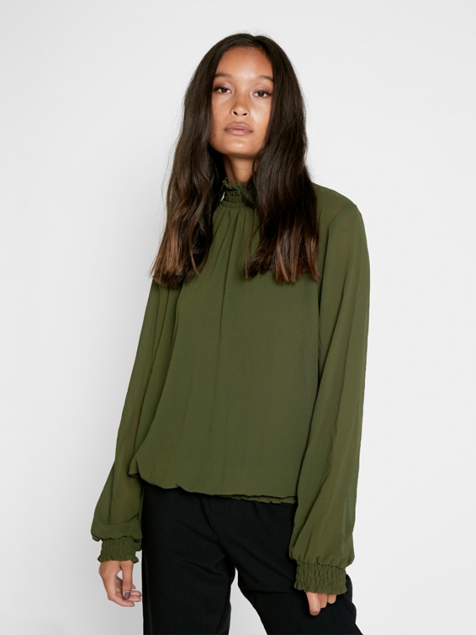 Blusa Mujer Verde Pieces