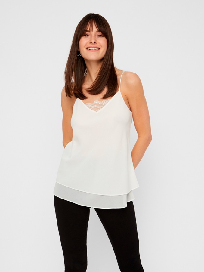 Blusa Mujer Blanco Pieces