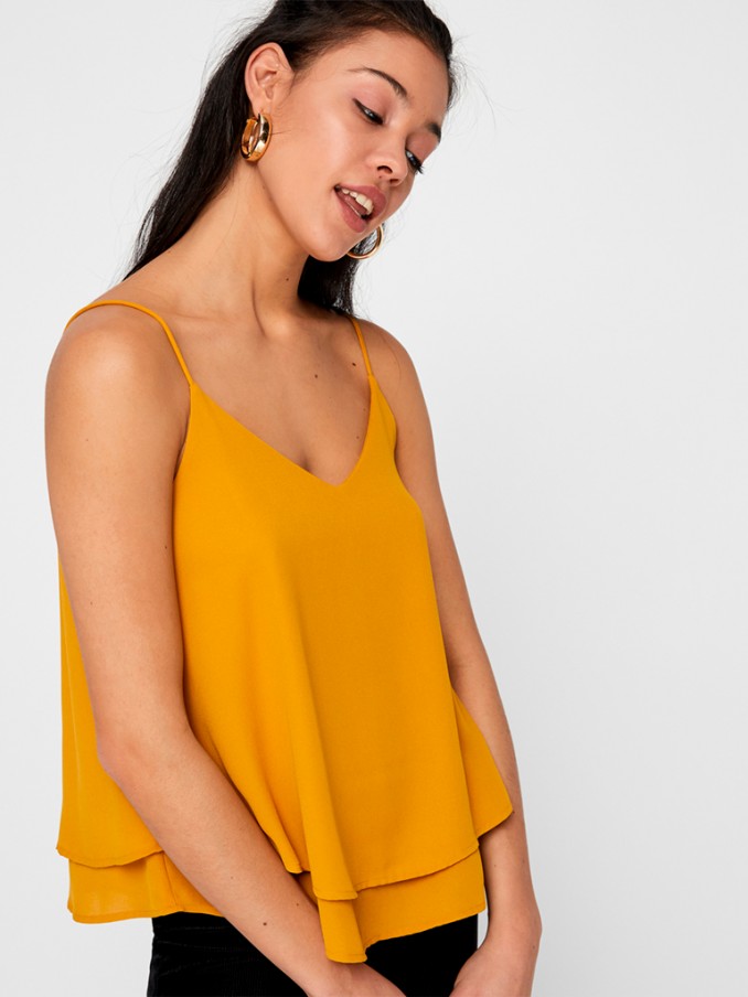 Shirt Woman Mustard Pieces