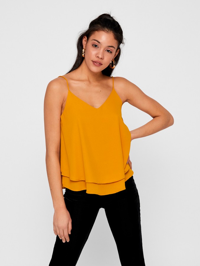 Shirt Woman Mustard Pieces