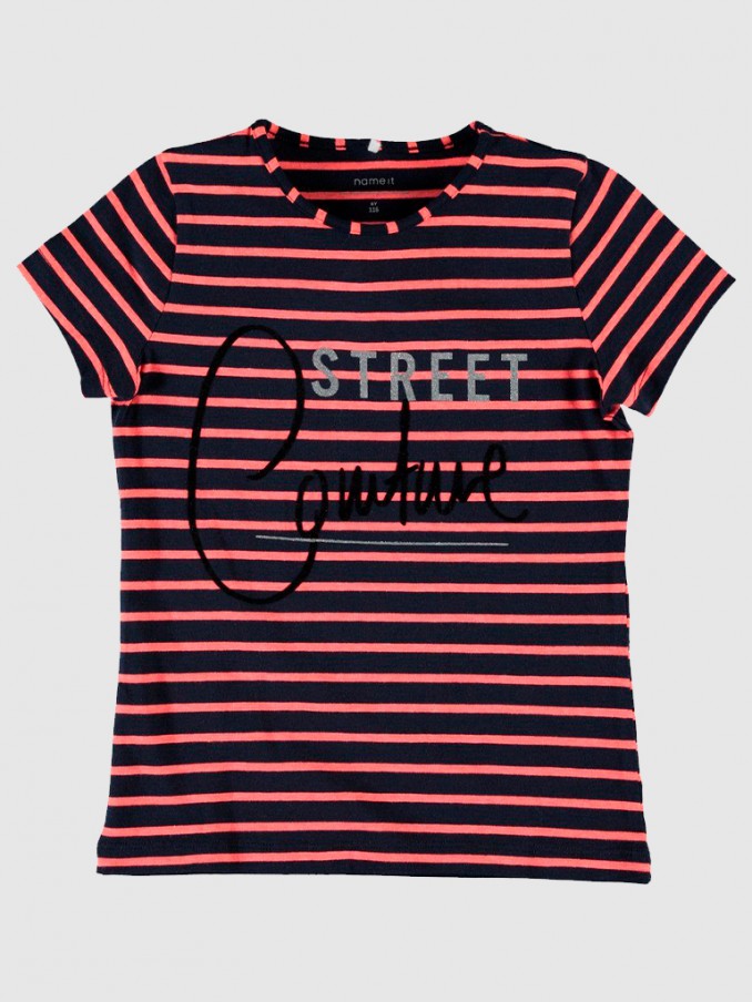 Camiseta Nia (Franja Naranja Name It