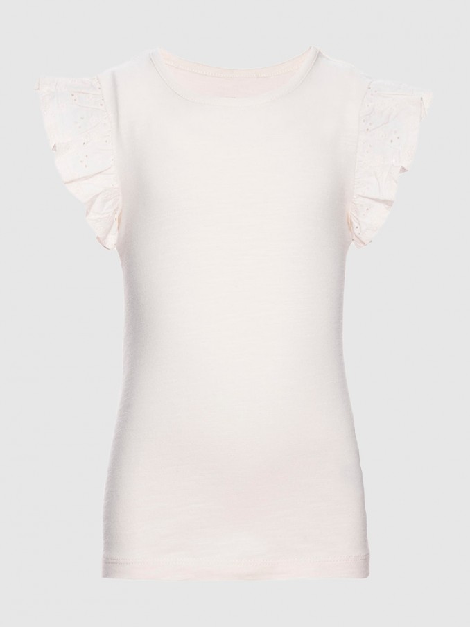 T-Shirt Girl Cream Name It