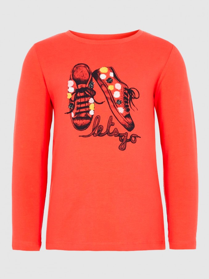 Sweatshirt Girl Red Name It