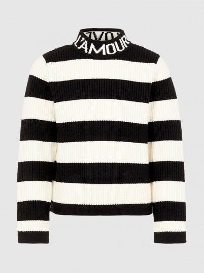 Knitwear Girl Black Stripe Name It