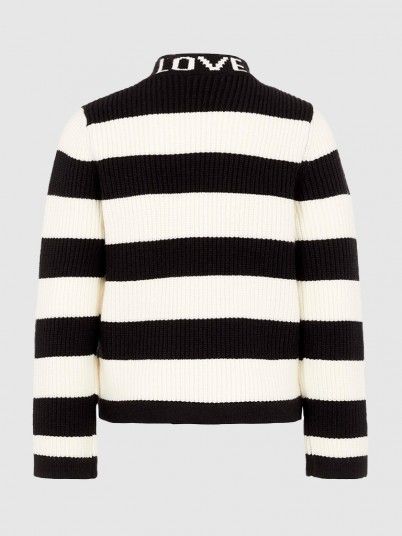 Knitwear Girl Black Stripe Name It