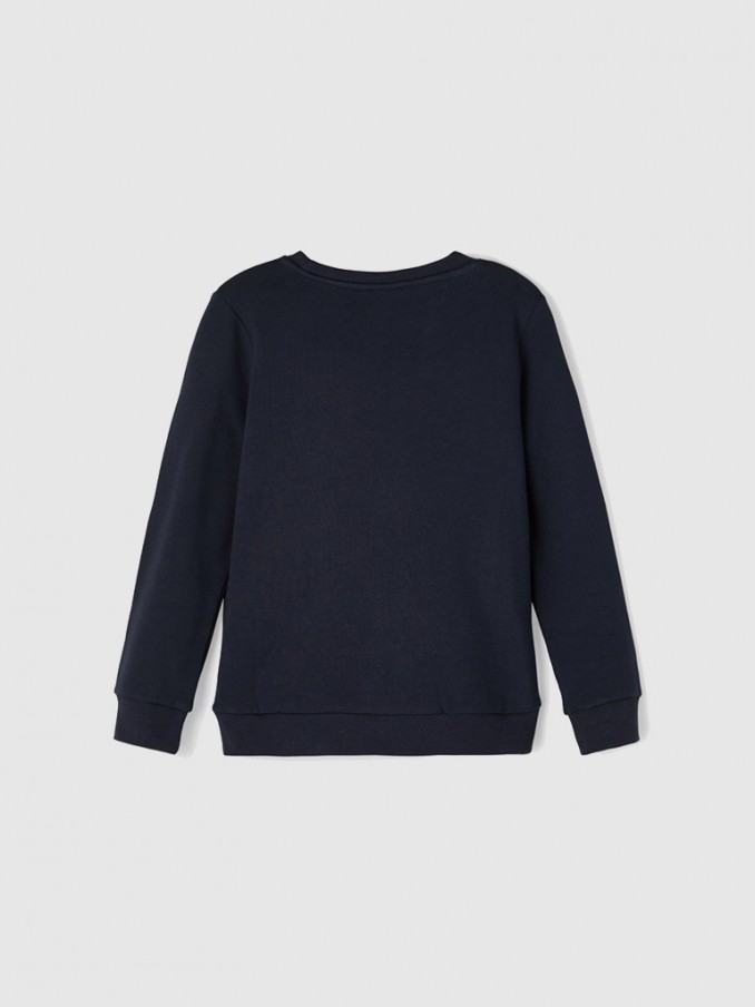 Sweatshirt Niño Azul Marino Name It