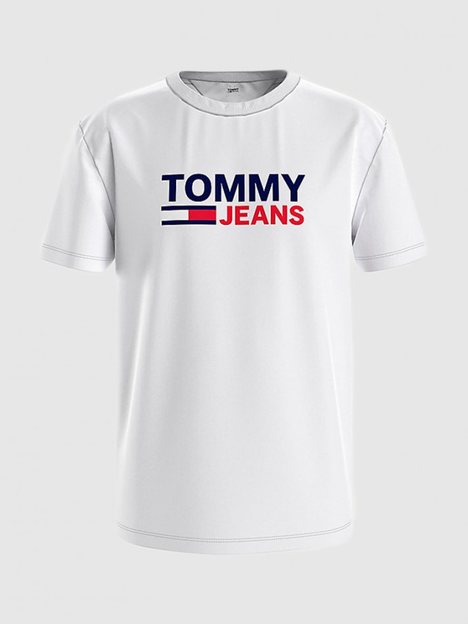 T-Shirt Man White Tommy Jeans