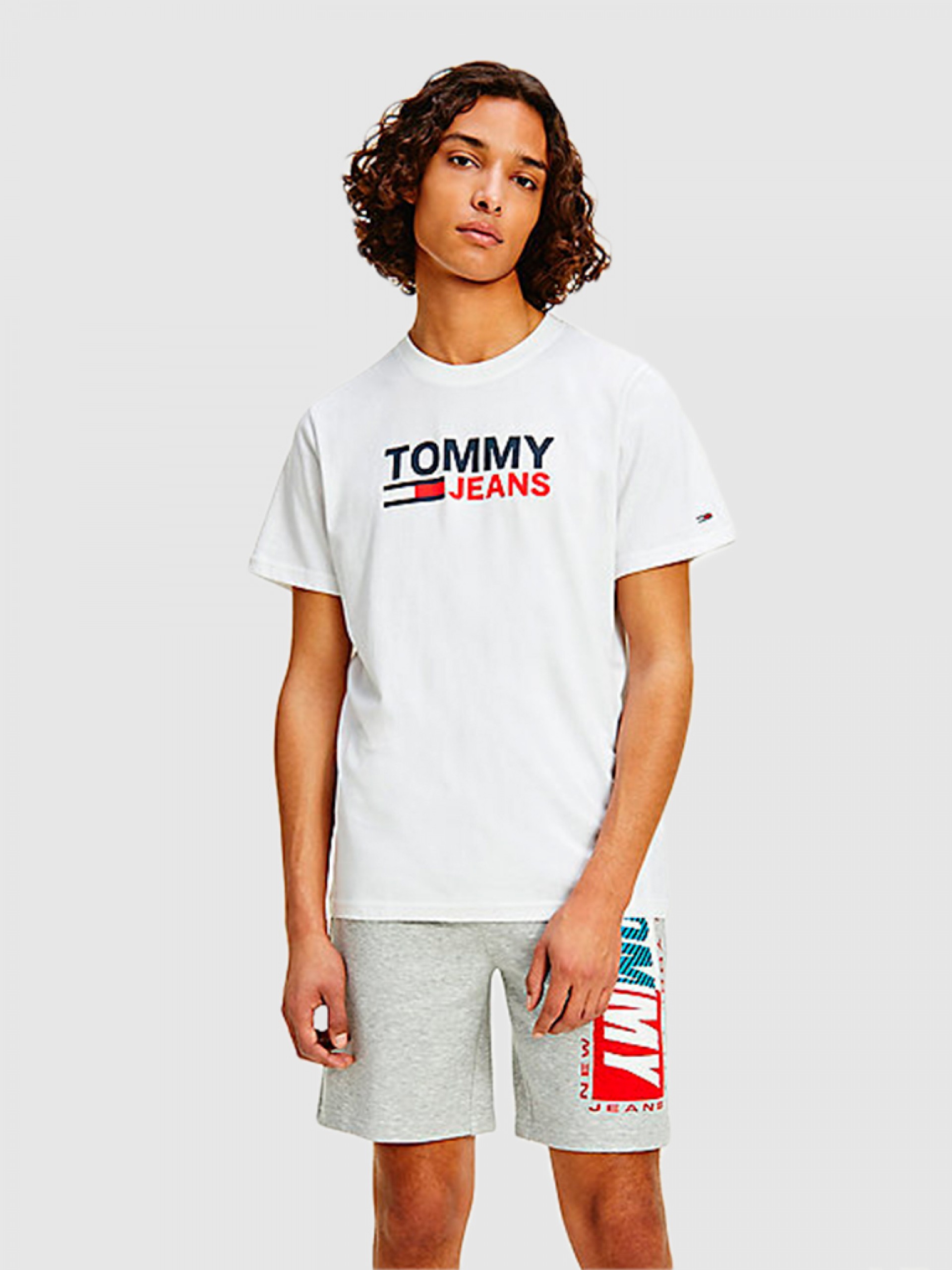 Camiseta Hombre Blanco Tommy Jeans