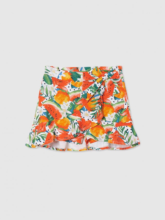 Shorts Girl Orange Mayoral