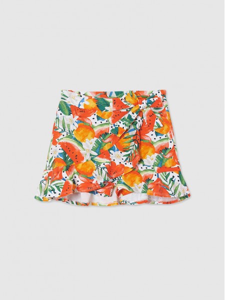 Shorts Girl Orange Mayoral