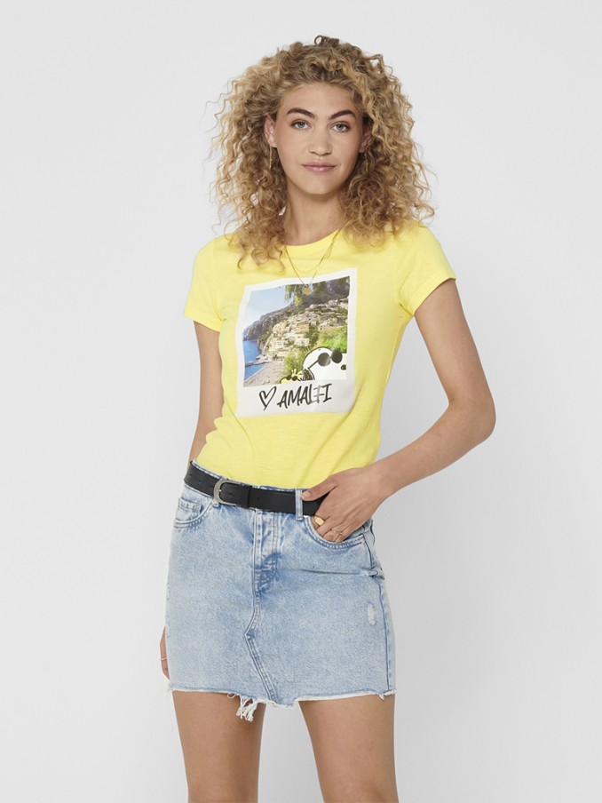 T-Shirt Woman Yellow Only