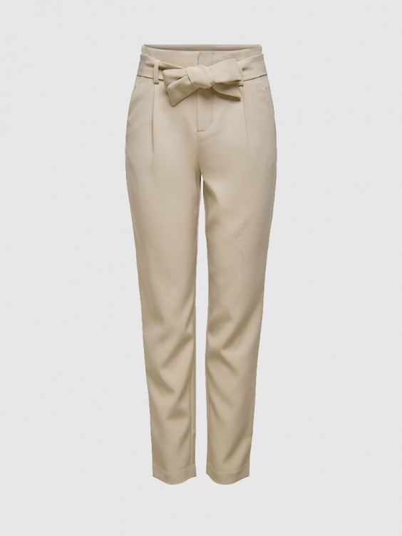 Pantalones Mujer Beige Only - 15222994 - 15222994.36