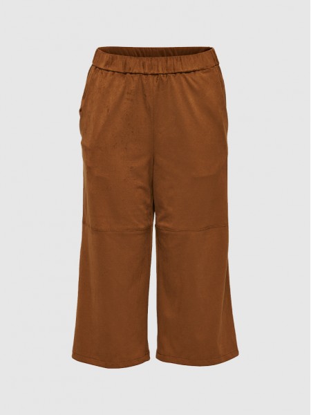 Pants Woman Brown Only
