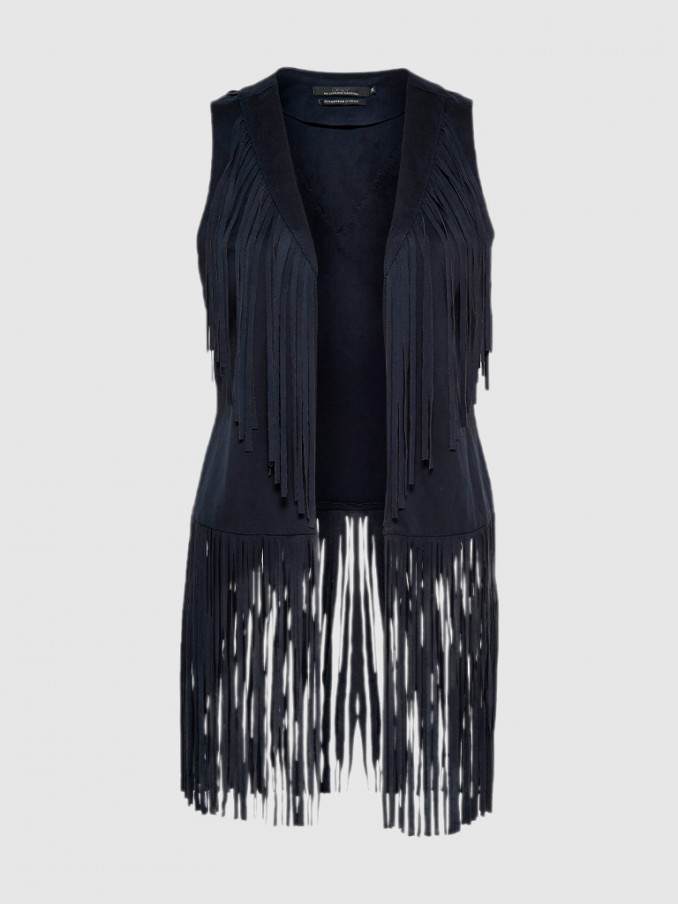 Vest Woman Navy Blue Only