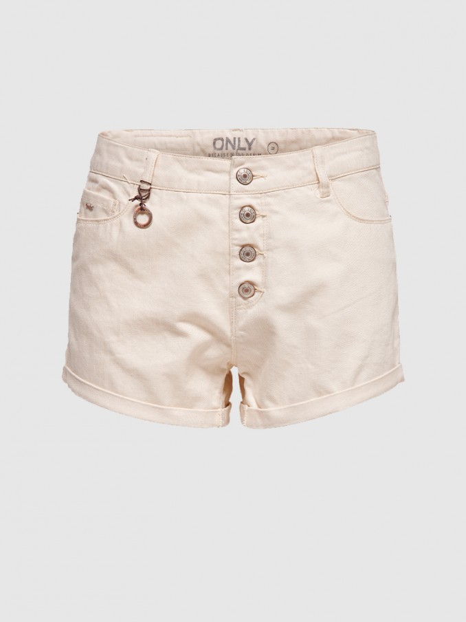 Shorts Woman Cream Only