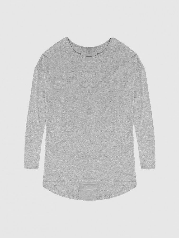 Sweatshirt Mujer Gris Only