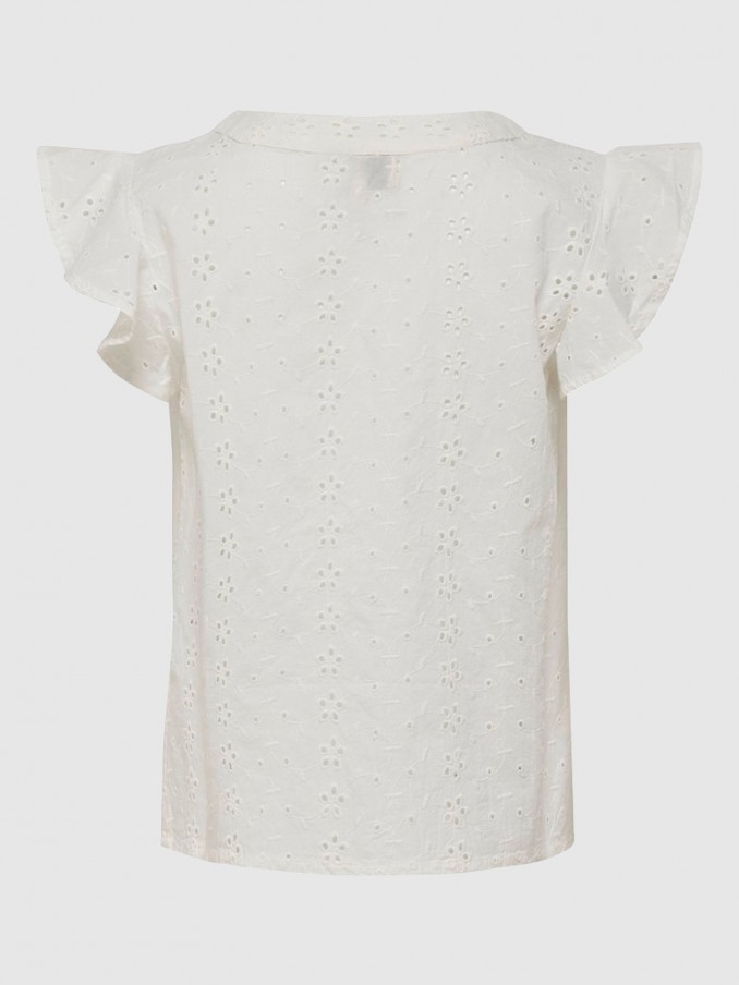 Blusa Niña Blanco Only