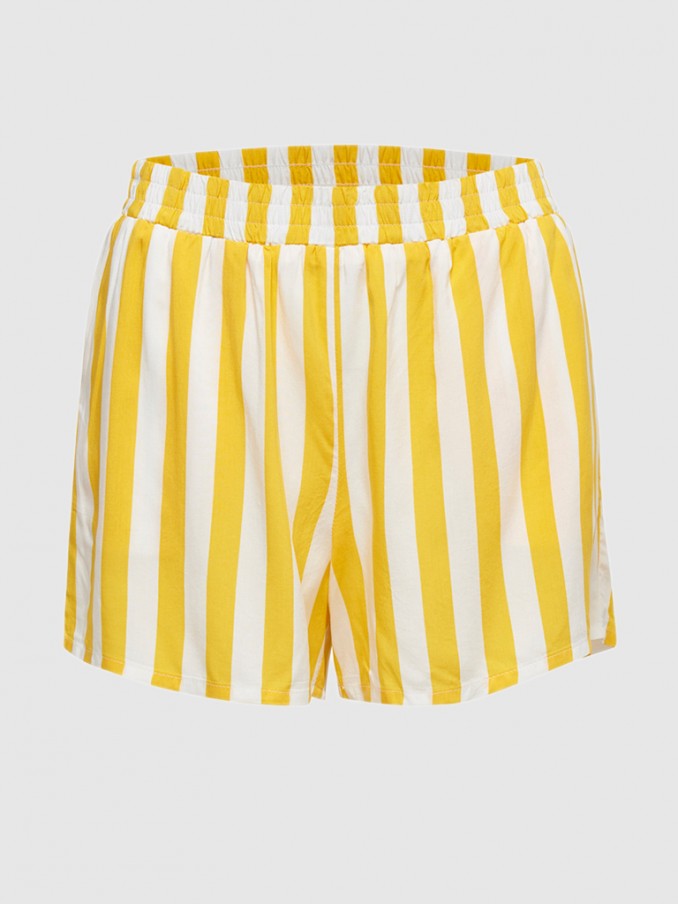Shorts Woman Yellow Only