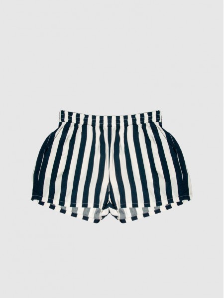 Shorts Woman Navy Blue Only