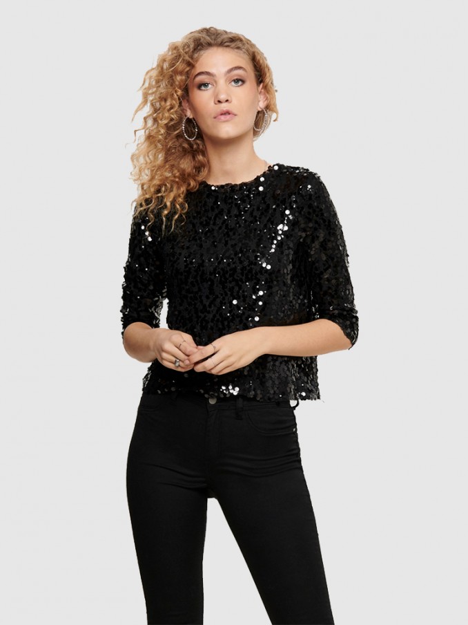 Blusa Mujer Negro Only