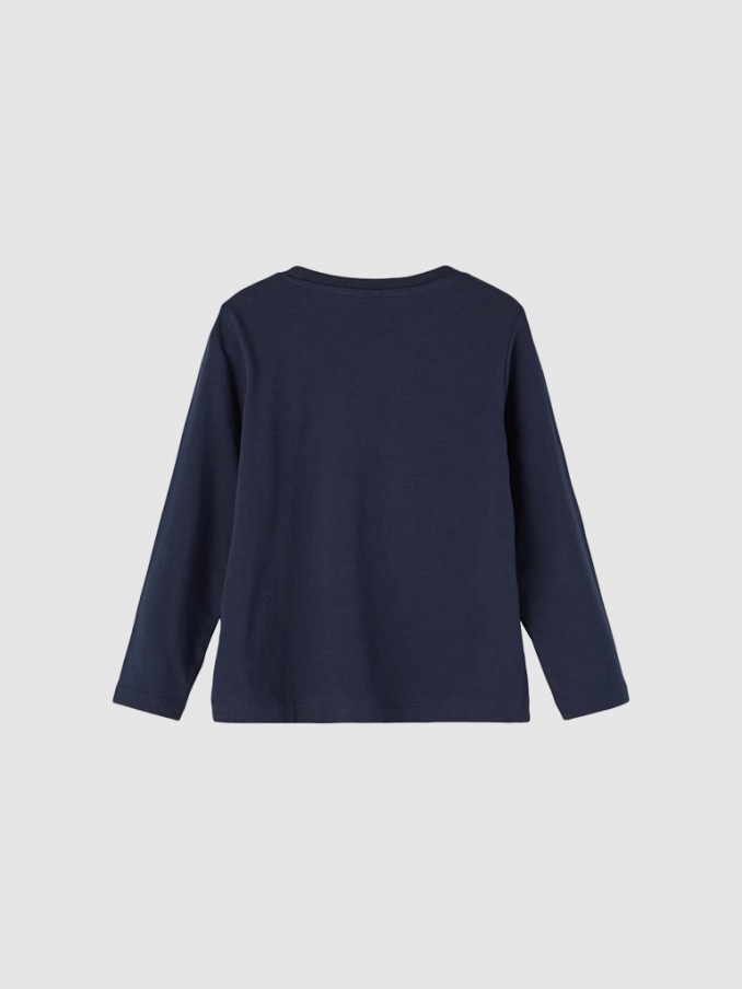 Sweatshirt Niño Azul Marino Name It