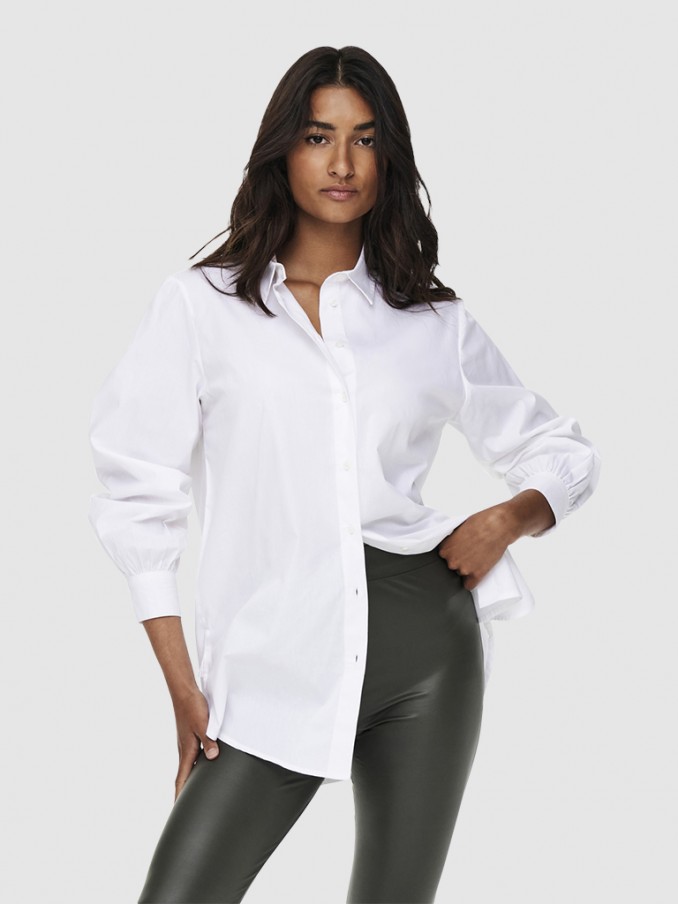 Camisa Mujer Blanco Only