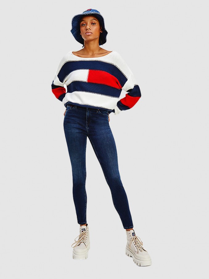 Jeans Mujer Jeans Oscuros Tommy Jeans