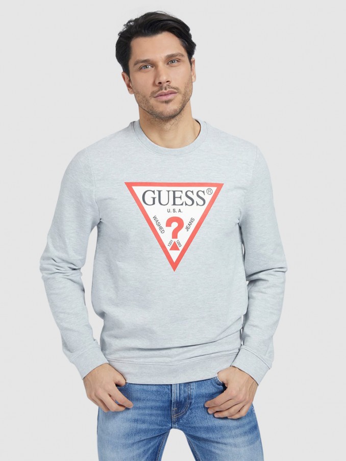 Sweatshirt Hombre Gris Guess