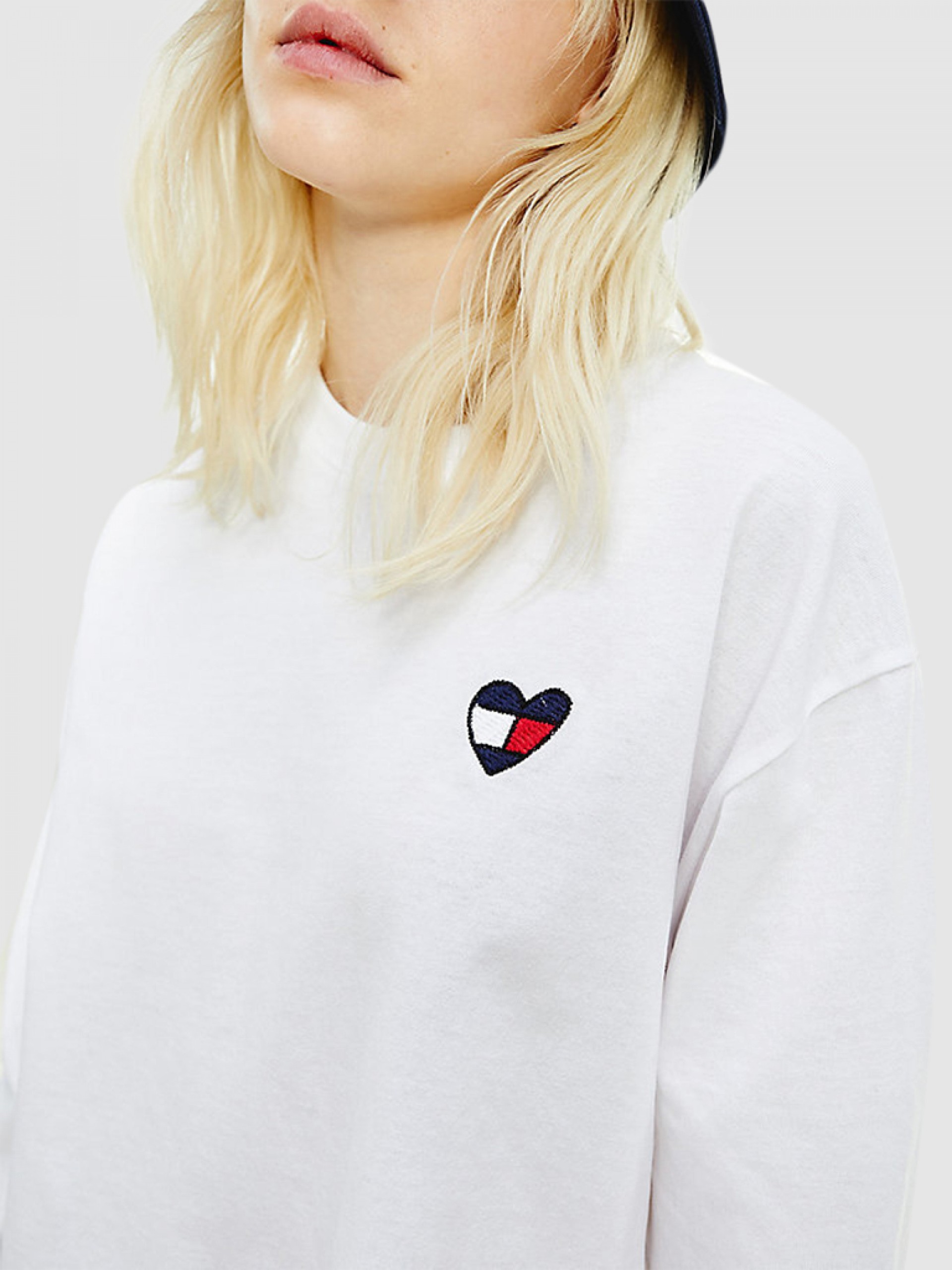 Sweatshirt Mujer Blanco Tommy Jeans