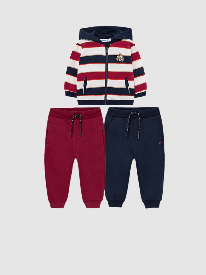 Set Baby Boy Bordeaux Mayoral