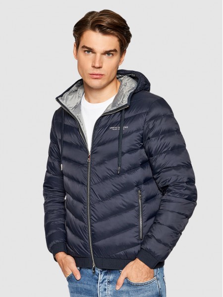 Jacket Man Navy Blue Armani Exchange