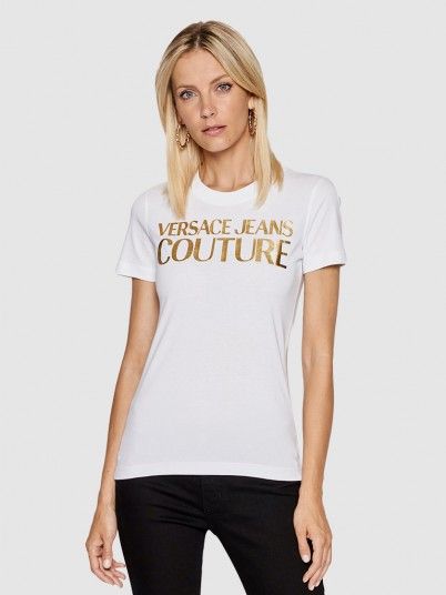 Camiseta Mujer Blanco Versace