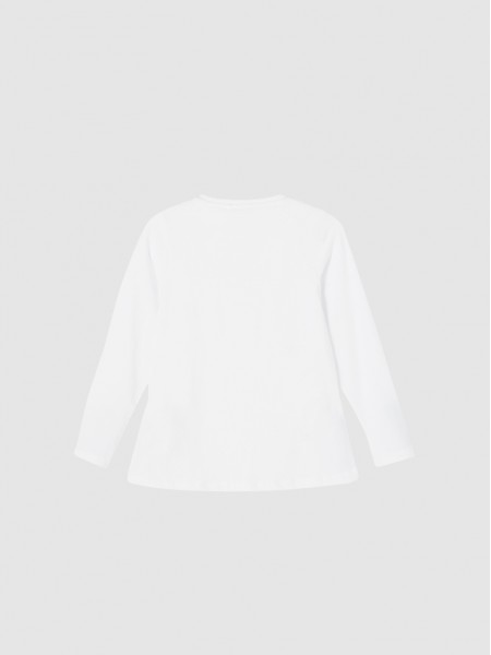 Sweatshirt Niña Blanco Name It Sweatshirt Niña Blanco Name It