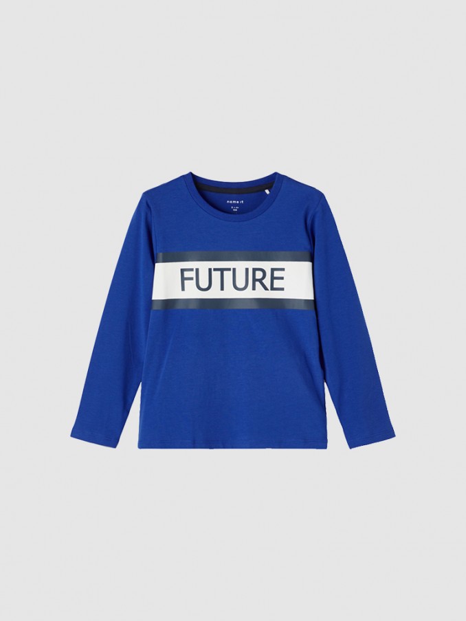 Sweatshirt Niño Azul Name It