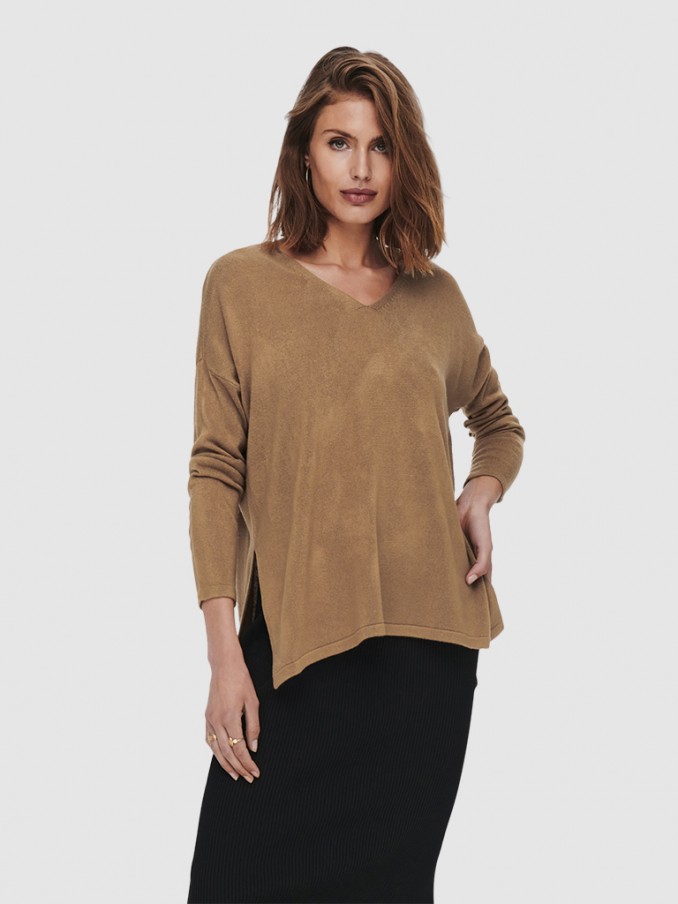 Knitwear Woman Brown Only