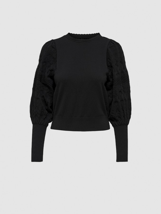 Sweatshirt Mujer Negro Only