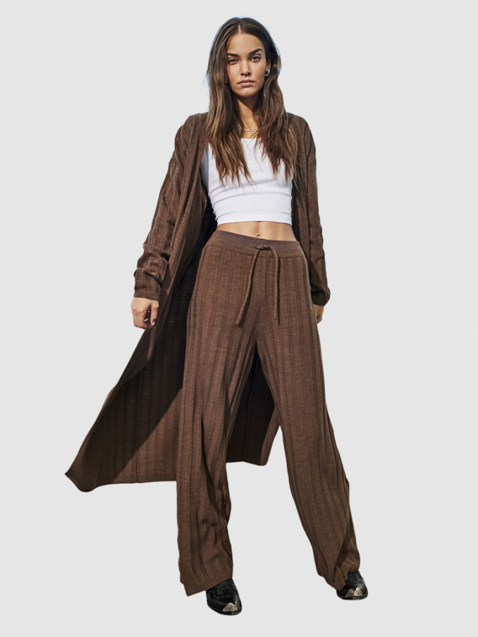 Pantalones Mujer Marrón Only