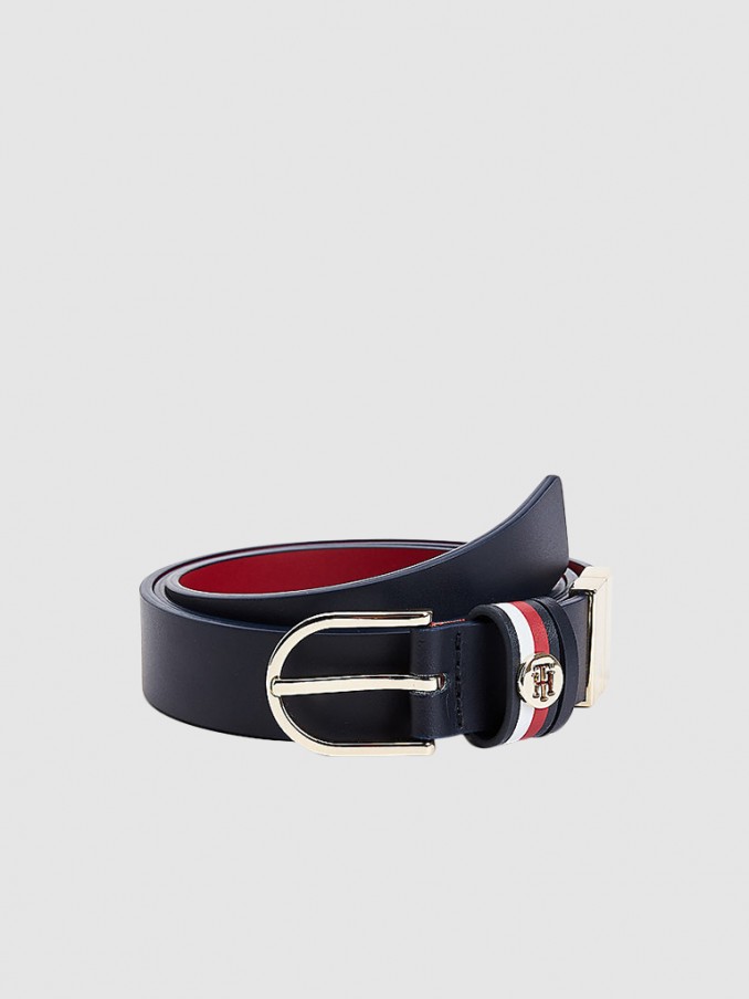 Belt Woman Red Tommy Jeans