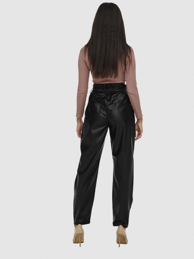 Pantalones Mujer Negro Only