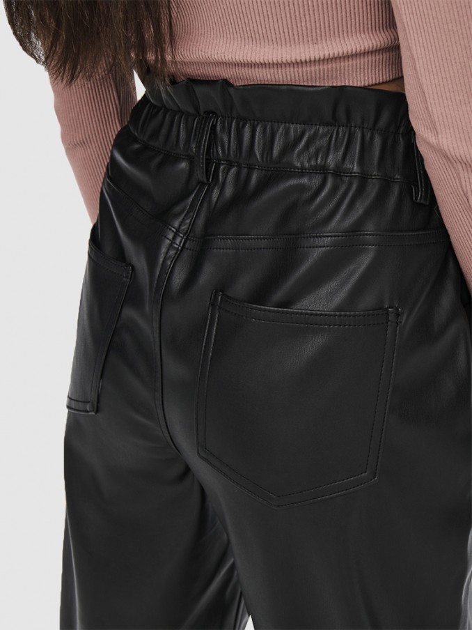 Pantalones Mujer Negro Only
